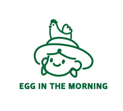 Cute Logo Design, Egg Illustration, Art Logos, Don Pedro, Logos Ideas, Logo Project, Unique Logo Design, Beautiful Logos, Logo Food