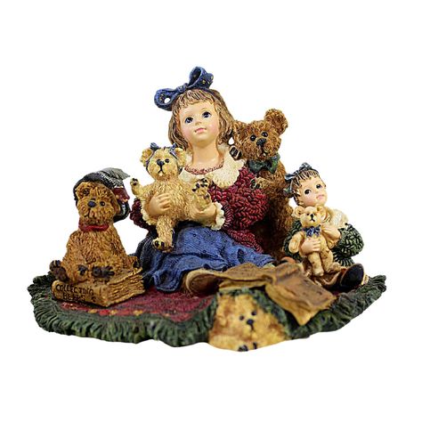 PRICES MAY VARY. Introduced In 1999 Retired In 1999 Limited Edition In 1987, Gary Lowenthal began designing a line of collectible plush teddy Bears, Hares, Tabbies, Pooches, Moose, etc. Thus The Boyds Bear Collection. In 1992, he started to design cold cast resin interpretations of his Plush Line and created The Bearstone Childhood Nostalgia, Teddy Bear Stuffed Animal, Boyds Bears, Teddy Bear Plush, Red Sweater, Red Rug, Blue Skirt, The Bear, Classic Blue