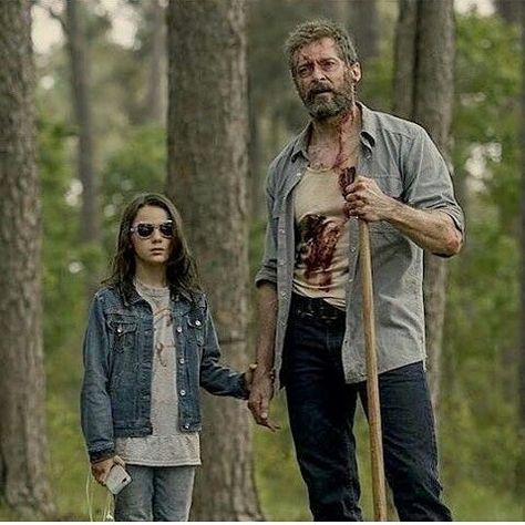 Logan & Laura (X-23)- Logan movie 2017. Hugh Jackman Logan 2017, Xmen X23, Mutants Xmen, Logan Laura, Logan Movie, Laura Movie, Logan Wolverine Hugh Jackman, Logan 2017, Logan Movies