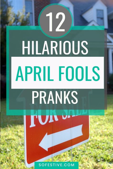 So many quick and easy April Fools Day pranks that you can pull off in just a few minutes. Pull a harmless April Fools Joke on your family. Quick And Easy April Fools Pranks, Last Minute April Fools Pranks, Funny April Fools Jokes, Yard Pranks, April Fools Pranks For Kids To Play On Dad, April Fool Quotes, Pranks To Do On April Fools Day, Jokes For Teenagers, House Pranks