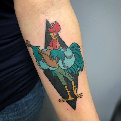 Robin Hood tattoo  Kadee Spangler on Instagram: “Reminiscin', this-'n'-thattin,' havin' such a good time - Oo-de-lally, oo-de-lally, golly, what a day! Stoked on this one - always fun to…” Disney Pixar Tattoos, Robin Hood Tattoo, Pixar Tattoos, Disney Robin Hood, Robin Hood Disney, Birthday Tattoo, Dad Tattoos, What A Day, Inked Magazine