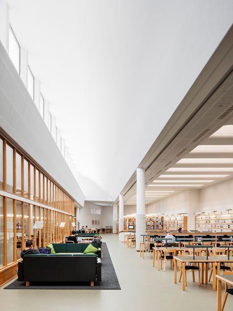 University Interior Design, Library Renovation, Public Library Design, Aalto University, Modernist Interior, Interior Design Colleges, Library University, Renovation Architecture, Library Architecture