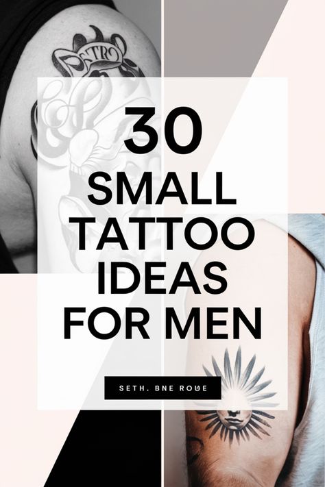 30 small tattoo ideas for men. Self Confidence Tattoo Men, Tiny Tattoo For Men, First Time Tattoo Ideas Men, 1st Tattoo Ideas For Guys, Symbol Tattoos For Men, Minimalist Tattoo For Men, Small Tattoos For Men With Meaning, Tattoos For Guys With Meaning, Small Tattoos For Boys