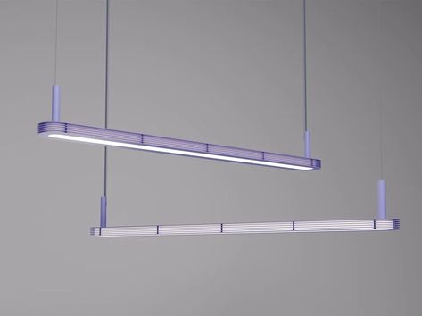 Note Design Studio, Pendant Lamp Design, Linear Suspension, Aluminium Design, Linear Lighting, Notes Design, Linear Pendant, Lamp Led, Note Design