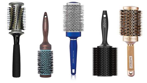 best round brush Best Blowout Brush, Best Round Brush For Thick Hair, Blowout Hair Round Brush, Heated Round Brush, Blow Dry Round Brush Style, Best Round Brush, Round Brush And Blow Dryer, Thick Coarse Hair, Perfect Blowout