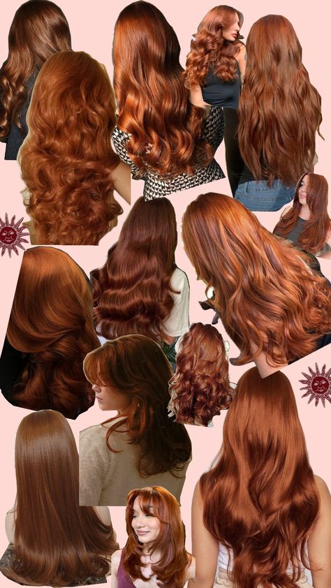 Aesthetic Copper Hair, Intense Copper Hair Color, 8.77 Hair Color, Cold Copper Hair Color, Old Money Aesthetic Red Hair, Kristen Ess Copper Penny, Ginger Vs Copper Hair, Caramel All Over Hair Color, Red Hair Blended Roots