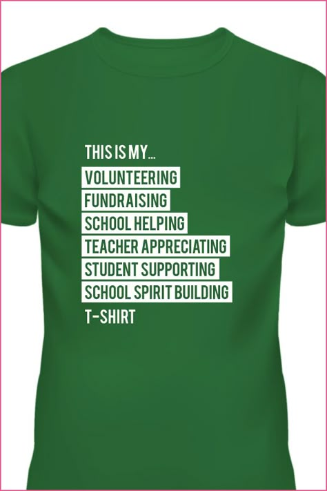 This classic #PTOlife spiritwear shirt says it all…literally #ptolife #pto #pta #spiritwear #school Pto Meme, Pto Shirts, Pto Mom, Pta Board, Pto Board, Pta Membership, Pta Shirts, School Spirit Shirts Designs, Pto Today