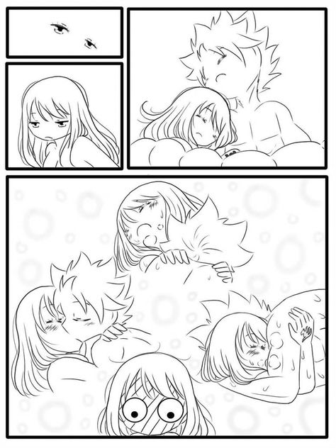 Nalu Love Fest: Dreams page 1 by xxwaterdragonxx Nalu Lemon, Nalu Comics, Natsu E Lucy, Amor Anime, Fairy Tail Funny, Fairy Tail Comics, Fairy Tail Family, Fairy Tail Images, Natsu Fairy Tail