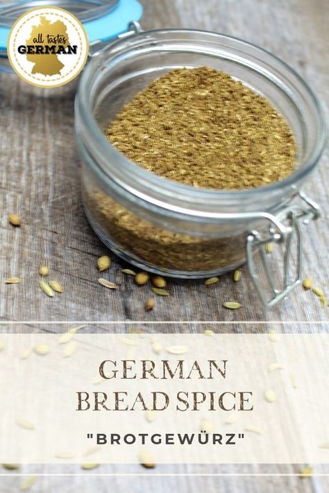 German Seasoning, German Spices, Bread Spices, Different Breads, Breads And Rolls, Homemade Bread Dough, Ic Diet, German Bread, German Baking