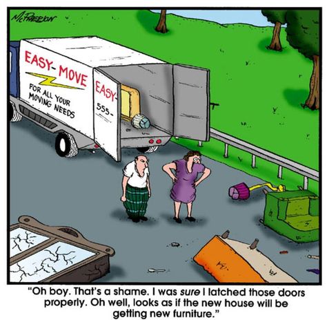 Moving Houses Funny, Moving Humor, Moving House Quotes, Moving Memes, New Home Quotes, Moving Van, Furniture Box, House Quotes, Witty One Liners