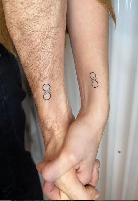 Love Tattoos For Couples, Couples Tattoo Ideas, Tattoo Ideas Matching, Matching Love Tattoos, Married Couple Tattoos, Couple Tattoo Ideas, Couple Tattoos Love, Partner Tattoos, Couple Tattoos Unique Meaningful