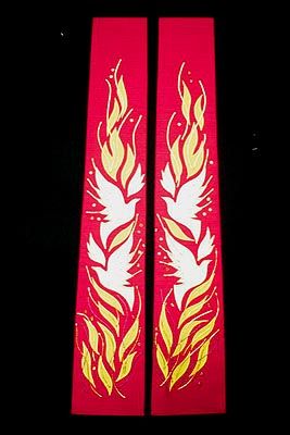 Liturgical Stoles, Church Banners Designs, Church Altar Decorations, Worship Art, Clergy Stoles, Liturgical Seasons, Christian Artwork, Prophetic Art, Church Banners