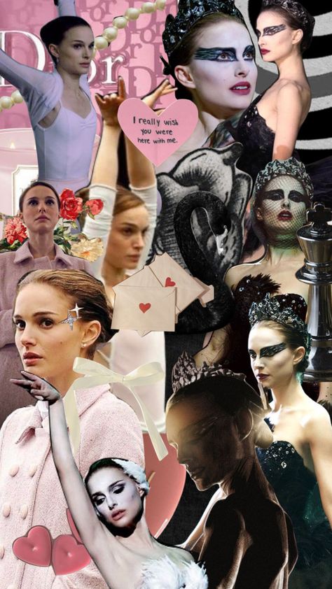 black swan vs white swan #blackswan #collage #moodboard #aesthetic #art #whiteswan #ninasayer #natalieportman Black Swan Vs White Swan, Princess Tutu, White Swan, Fashion Mood Board, Black Swan, Natalie Portman, Iconic Women, Film Aesthetic, Ballet Dance