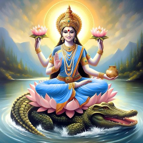 Godly Pictures, Ganga Devi, Ganga Maa, Lakshmi Narayana, Durga Ji, Durga Images, Lakshmi Images, Beautiful Wallpaper For Phone, Devi Durga