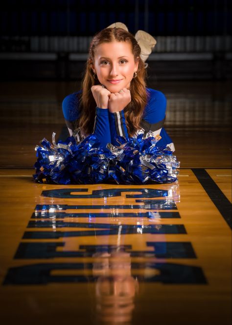 Senior Cheer Pictures Cheerleading Poses Basketball, Cheer Basketball Pictures, School Cheer Pictures Individual, Cheer Pictures Basketball, Basketball Cheer Senior Pictures, Basketball Cheer Pictures Poses, Cheer Photoshoot Poses Individual, Basketball Cheer Poses, Cheer Senior Banner