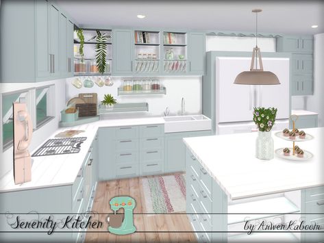 Sims 4 Cc Kitchen Sims Resource, Sims 4 Cc The Sims Resource Furniture Kitchen, Sims 4 Cc Modern Kitchen, Cozinha The Sims 4, Sims Cc Kitchen, The Sims 4 Kitchen, Ikea Inspired Kitchen, Mods Sims 4, Sims 4 Kitchen