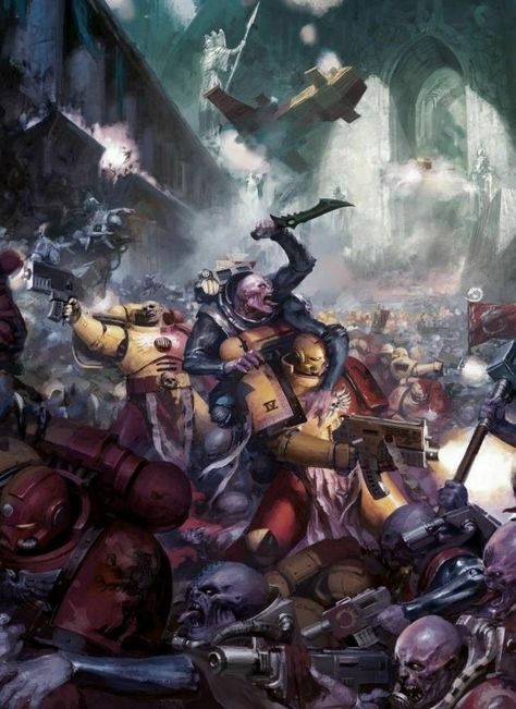 Warhammer Blood Angels, Warhammer Artwork, Warhammer 40k Tyranids, Genestealer Cult, 40k Tyranids, Space Marine Art, Adeptus Custodes, Grim Dark, 40k Warhammer