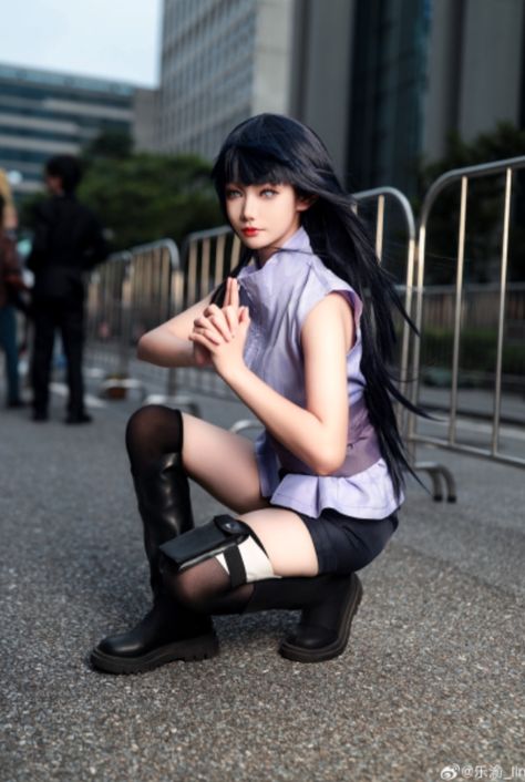 Hinata Cosplay Naruto, Naruto Cosplay Female, Himawari Naruto, Cosplay Hinata Hyuga, Cosplay Hinata, Hinata Hyuga Cosplay, Naruto Costumes, Sasuke Uchiha Shippuden, Hinata Cosplay