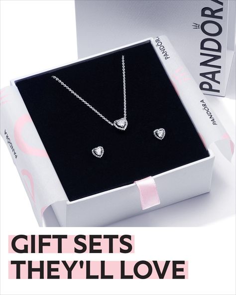 Pandora Valentines Set, Pandora Sets Gifts, Pandora Set, Pandora Valentine, Pink In Concert, Pandora Rings Heart, Pandora Jewelry Necklace, Pandora Bracelet Charms Ideas, Pandora Gift