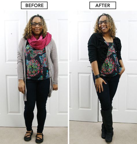 9 "Frumpy Mom" Style Mistakes — And How to Fix Them! Let's be honest … we've all been there. Mom Trends, Extra Long Cardigan, Petite Style, Wardrobe Tips, Layering Outfits, Teacher Outfits, Black Women Fashion, Outfit Combinations, Work Clothes