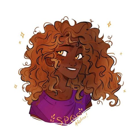 Hazel Percy Jackson Fan Art, Black Curly Hair Drawing, Hazel Pjo, Pjo Pfps, Hazel Levesque Fanart, Riordanverse Fanart, Hazel And Frank, Pjo Characters, Pjo Art