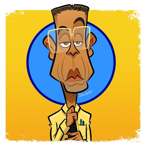 Breaking Bad Design, Gus Fring, Call Saul, Bad Design, Better Call Saul, Breaking Bad, Art Design, Fan Art, Drawings