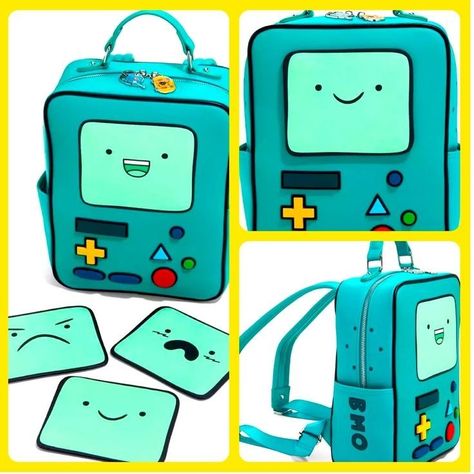 Bmo Backpack, Adventure Time Backpack, Bmo Adventure Time, Adventure Time Merchandise, Hello Kitty Room Decor, Hello Kitty Rooms, Barbie Stuff, Adventure Time Art, Time Art