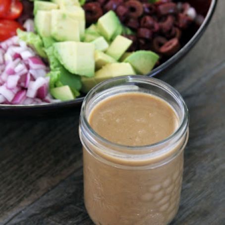 Kitchen Sink Chopped Salad with Creamy Balsamic Dressing Kitchen Sink Salad, Everything Delish, Chopped Salad Dressing, Balsamic Dressing Recipe, Creamy Balsamic Dressing, Chopped Salad Recipes, Pasta Salad Dressing, Healthy Sauces, Salad Dressing Recipe