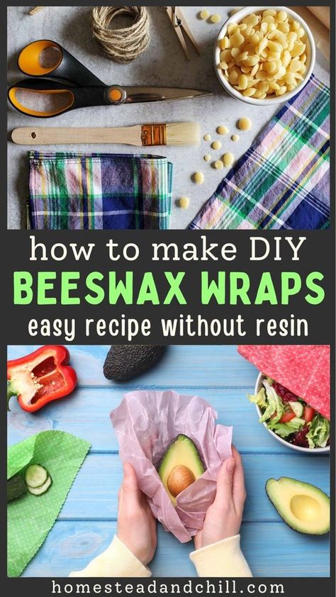 Come learn how to make simple homemade beeswax wraps in this easy step-by-step tutorial. Reusable beeswax food wraps are a great zero waste and natural craft idea, and help reduce plastic use food packaging in your kitchen! Our easy beeswax wraps recipe is made without resin, in the oven, and you can upcycle old cotton fabric too. Sustainable DIY beeswax wraps are also a fabulous DIY gift idea for the holiday season. Enjoy!