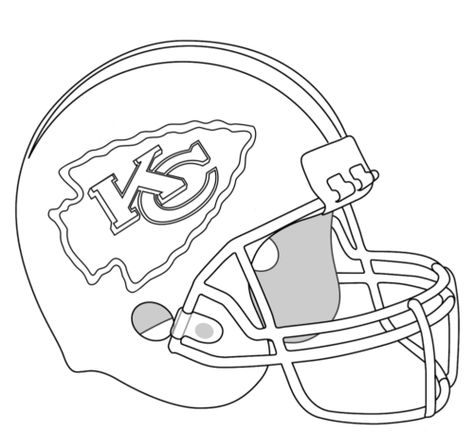 Kpop Line Art Drawing, Kansas City Chiefs Craft, Chiefs Helmet, Chiefs Crafts, Kc Cheifs, Mamba Snake, Helmet Drawing, Football Coloring Pages, Sports Coloring Pages