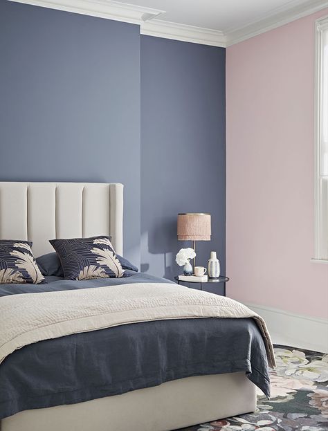 Runaway - Matt - Standard Emulsion | Crown Paints Blue And Pink Bedroom, Crown Paints, Bedroom Wall Colors, Best Paint Colors, Paint Colour, Bedroom Color Schemes, Bedroom Paint Colors, Colour Design, Paint Colours