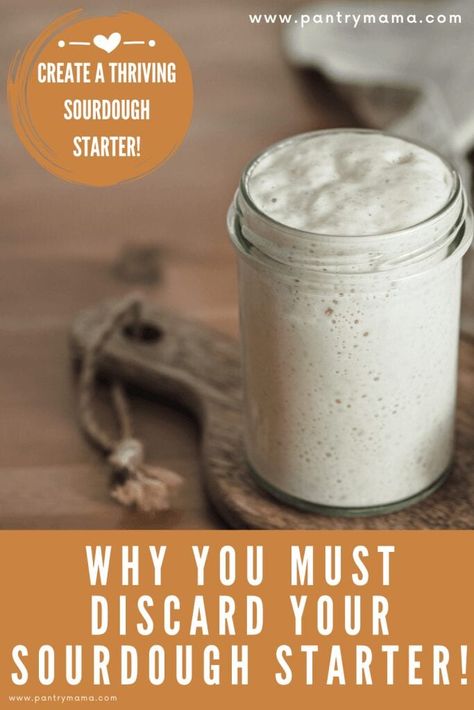 Best Sourdough Starter, Sourdough Discard Bread, Best Sourdough Starter Recipe, Discard Bread, The Pantry Mama, Pantry Mama, Bake Sourdough Bread, Beginner Sourdough, Sourdough Starters