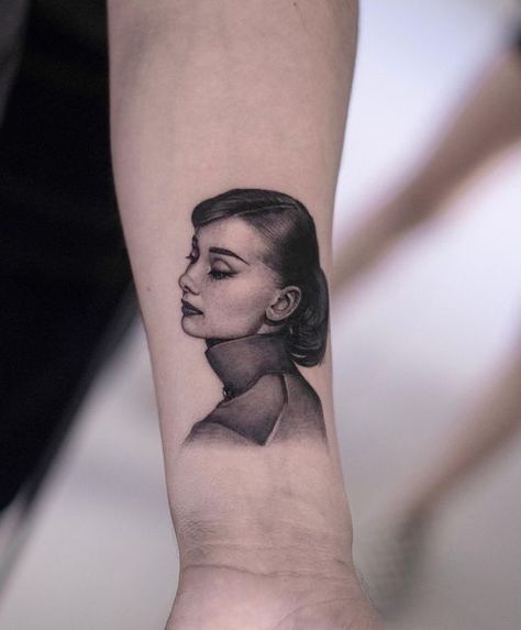 Tamar Aslanian on Instagram: "Audrey Hepburn 🖤" Audrey Hepburn Tattoo, Audrey Hepburn, Tatting, My Girl, Tattoos, On Instagram, Instagram