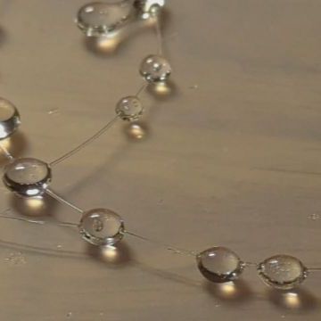 drool on Instagram: "The making of the classic raindrop necklace 💦🫧 . #jewellerymakingtutorial #resintutorial #raindropnecklace #handmadenecklace #waternecklace #dewdrop #etherealjewelry #jewellerymaking #smallbusinessuk" Rain Drop Necklace, Water Drop Jewelry, Wet Necklace, Raindrop Jewelry, Raindrop Ornament, Surrealist Ball, Raindrop Necklace, Water Drop Necklace, Ethereal Jewelry