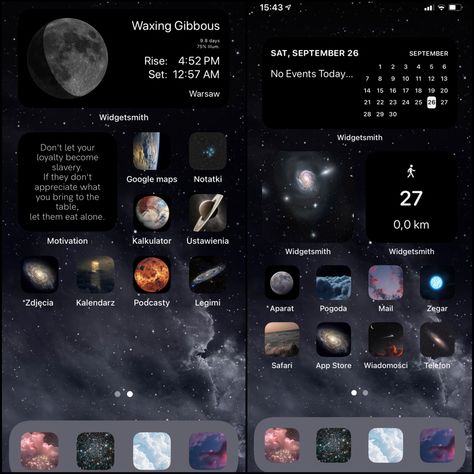 Astronomy Widget Aesthetic, Astronomy Iphone Layout, Ios 16 Astronomy Wallpaper, Astronomy Ios 16, Astronomy Phone Theme, Space Iphone Layout, Space Ios14 Theme, Astronomy Widget, Space Themed Homescreen