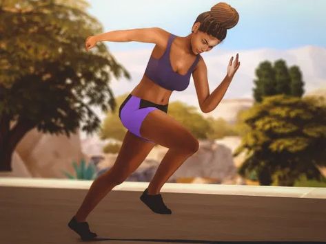 The Sims 4 Pose, Running Poses, Running Pose, Sims Poses, Ts4 Poses, 4 Poses, Cc Sims, Sims 4 Game, Miss World