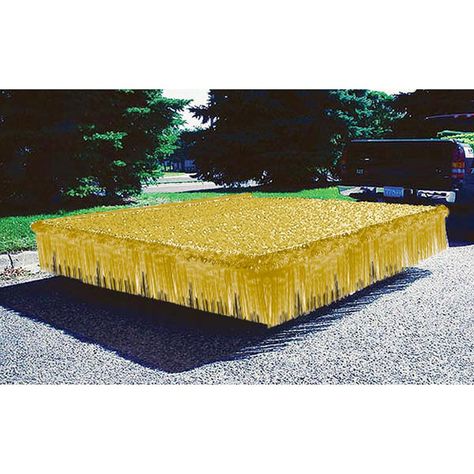 PRICES MAY VARY. WHAT MAKES THIS KIT UNIQUE: This Gold Metallic Floral Sheeting, Gold Metallic Twist, and Gold Metallic Fringe Decoration Kit for parade trailers gives you two colors and three materials to quickly decorate any parade trailer BASIC DETAILS: The complete kit includes (10) 36" wide x 36" long rolls of gold floral sheeting, (2) 4" x 25' gold garland twists, and (4) 15" wide x 10' long gold fringe lengths. All items feature a metallic finish that shimmers and shines when the light hi Beauty And The Beast Float Parade, Taylor Swift Parade Float, Church Parade Float Ideas, Hope Squad, Christmas Floats, Fall Festival Activities, Parade Float Decorations, Homecoming 2024, Parade Float Supplies