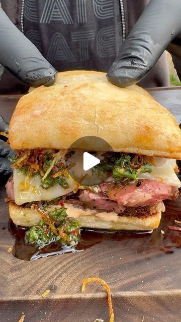 Miguel Raya| Food, bbq, recipes on Instagram: "Loaded steak sandwich" Ribeye Steak Sandwich Recipes, Steak Sandwich Recipes, Steak Sandwiches, Food Bbq, Steak Sandwich, Ribeye Steak, Bbq Recipes, Sandwich Recipes, Steak