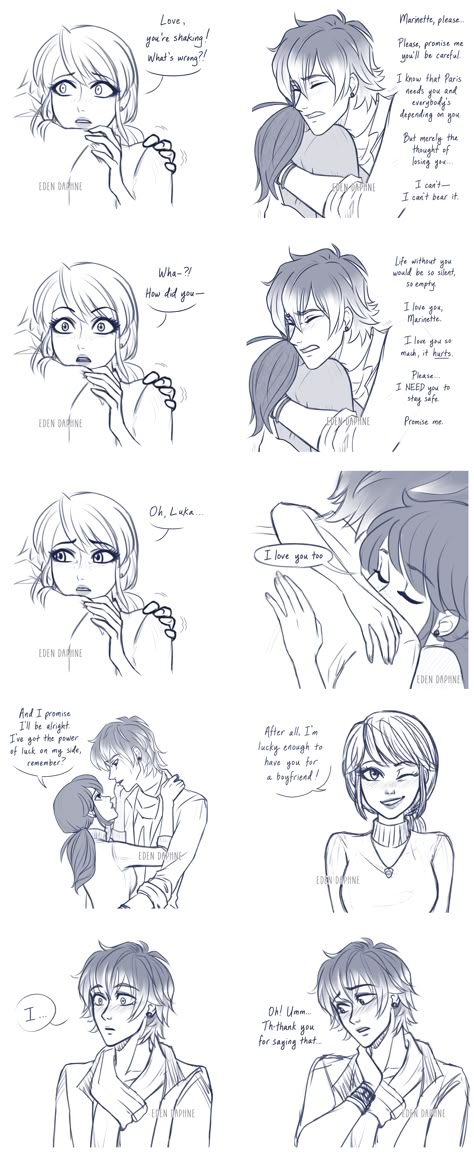 Felixnette Comic, Luke X Marinette, Luca And Marinette Fanart, Mlb Fan Art Lukanette, Lukanette Comics English, Adrien Jealous Of Lukanette, Lukanette Fanart Kiss, Luca X Marinette, Lukanette Fanart Cute