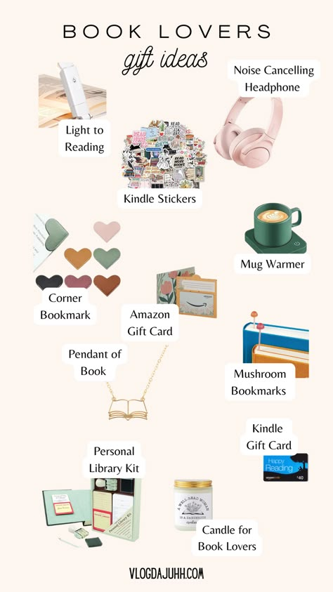 If you have a special book lover in your life, you know how important it is to choose the right gift for her. I've put together 12 perfect gift ideas for book lovers. Book Baskets Gift, Book Club Christmas Gift Ideas, Gifts For Book Worms, Book Lover Birthday Gift, Holiday Book Club Party, Stocking Stuffers For Book Lovers, Gift Basket For Book Lovers, Book Gift Aesthetic, Present Ideas For Book Lovers