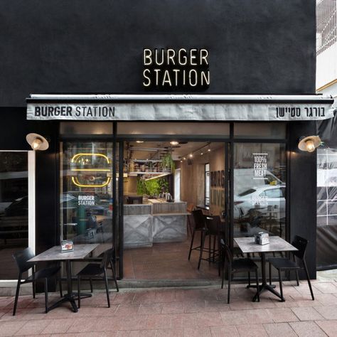 » BURGER STATION Burger Restaurant Design, Burger Station, Burger Ideas, Ideas For Small Business, Restaurants Design, Food Hamburger, Hamburger Restaurant, Resturant Design, Small Restaurant Design