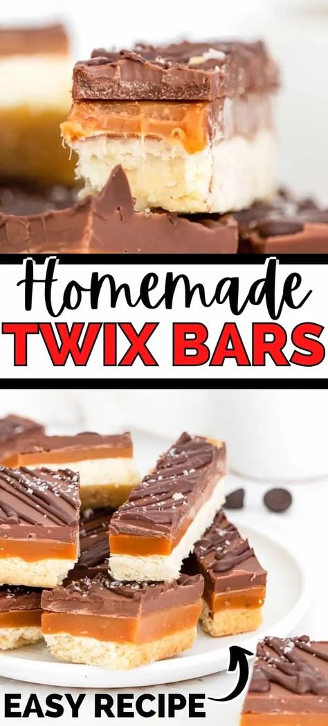 Princess Desserts, Caramel Dessert Bars, Twix Bars Recipe, Homemade Twix Bars Recipe, Snickers Pie, Homemade Caramel Recipes, Millionaire Bars, Homemade Twix Bars, Yummy Candy