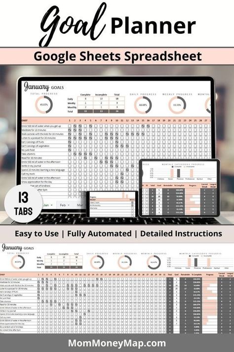 A simple and effective way to track your goals. Set goals, track your progress, and stay motivated.

Get the template: Team Goal Tracker Board, Excel Timesheet Template, Goal Progress Tracker, Goal Charts For Adults, Habit Tracker Google Sheets, Google Sheets Planners, Goal Spreadsheet, Excel Tracker, Google Sheets Tips