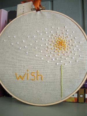 Dandelions Embroidery, Idea Embroidery, Yellow Dandelion, Embroidery Hoop Crafts, 자수 디자인, Embroidery Hoop Art, Embroidery Craft, Embroidery Inspiration, Dark Background