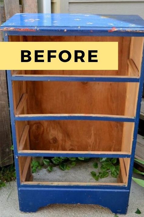 This curbside rescue was perfect for a DIY repurposing project. It was destined for more than just a paint job. Check the before and after creative transformation into a bar for your apartment or home. #diy #dresser #makeover Diy Old Dresser, Old Dresser Makeover, Basement Furniture, Diy Dresser Makeover, Dressers Makeover, Diy Dresser, Diy Fireplace, Dresser Makeover, Old Dressers