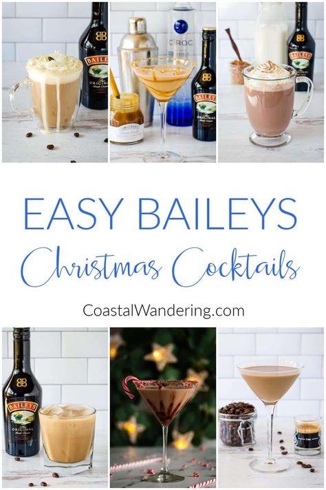 The holidays are the perfect time to discover some new delicious and festive Christmas drinks with Baileys. From candy canes to gingerbread and from chocolate to caramel, there's no shortage of holiday flavors to help you make delicious dessert cocktails using Irish cream liqueur. From frosty holiday cocktails like milkshakes to Irish coffee, these spirited drink recipes are perfect for Christmas parties. You'll also find easy sweet martini recipes to celebrate the festive season.