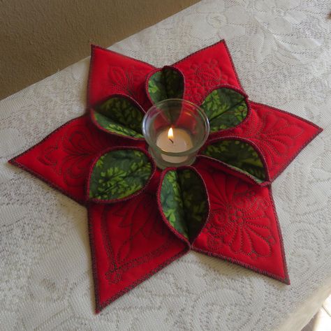 Wool candle mats