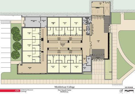 Squash Club Design, Squash Club, Soccer Center, Squash Court, Youth Center, Building Plan, Facade Architecture, Club Design, Architecture Plan