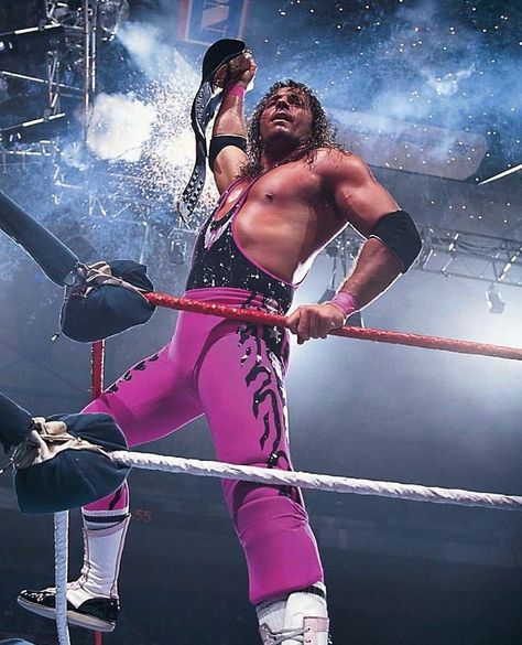 Bret The Hitman Hart, Hart Wallpaper, Wcw Wrestlers, Hitman Hart, Bret Hart, World Championship Wrestling, Watch Wrestling, Tna Impact, Lucha Underground