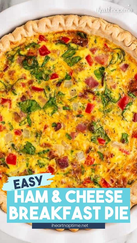 Pillsbury Pie Crust Quiche Recipe, Breakfast Casserole With Pie Crust, Pie Crust Egg Bake, Pie Crust Casserole, Breakfast Pies Recipes, Breakfast Pie Crust Recipes, Pillsbury Pie Crust Recipes Breakfast, Quiche Using Frozen Pie Crust, Recipes Using Frozen Pie Crust